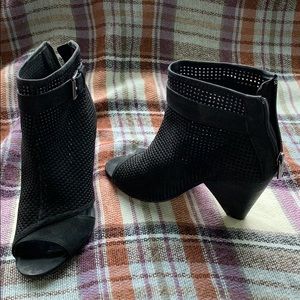 Pelle Moda Black Suede Bootie